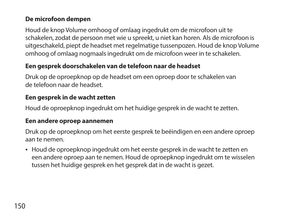 Samsung HM7000 User Manual | Page 152 / 160