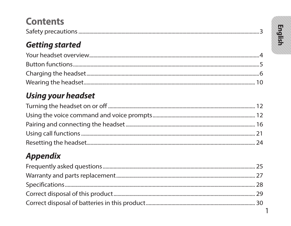 Samsung HM7000 User Manual | Page 3 / 160