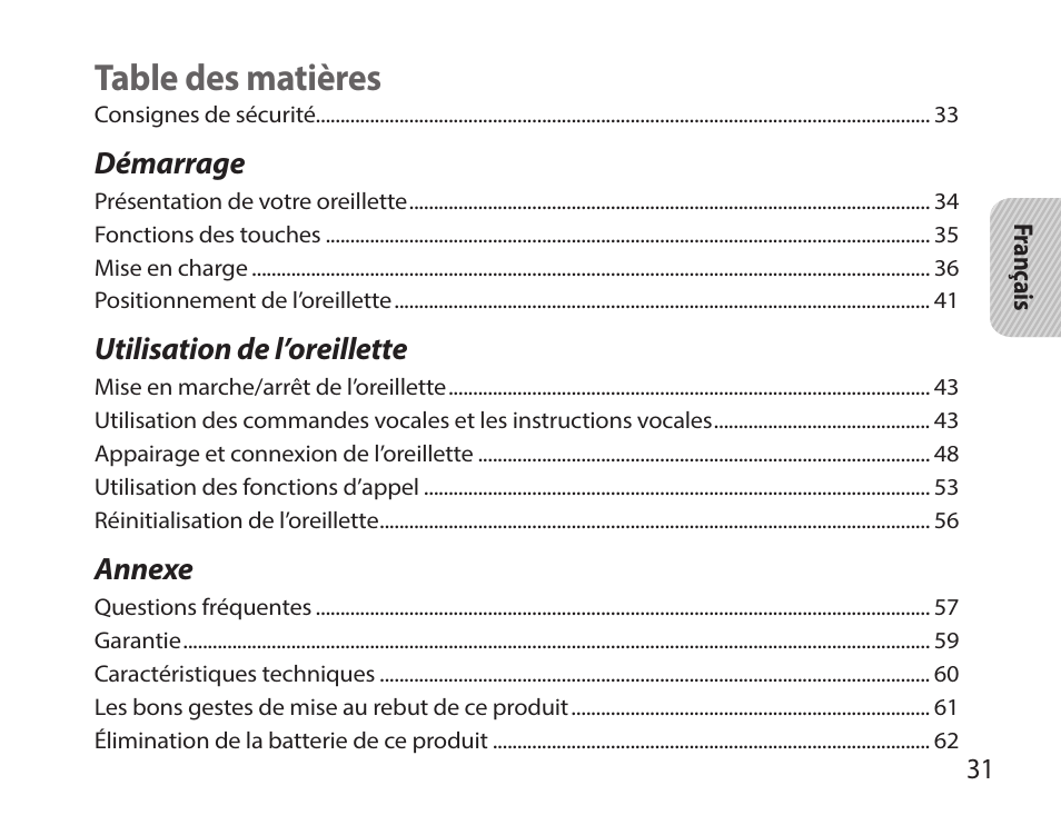 Samsung HM7000 User Manual | Page 33 / 160