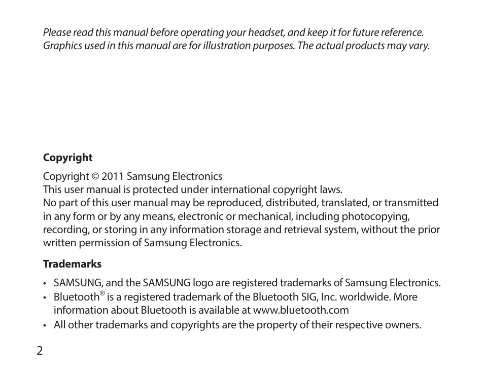 Samsung HM7000 User Manual | Page 4 / 160