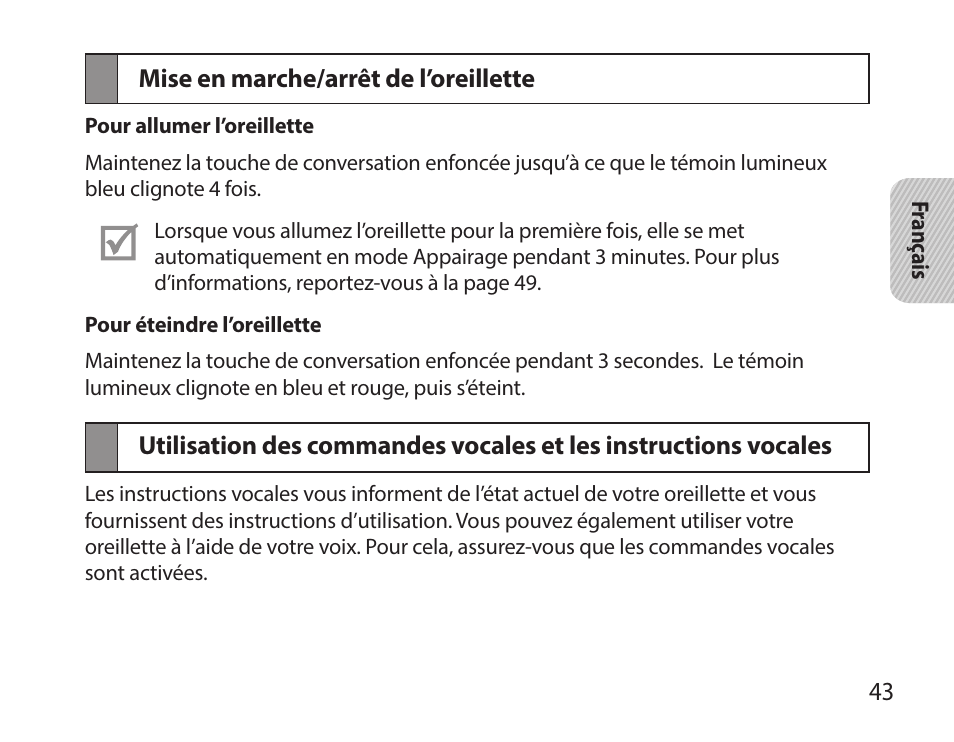 Samsung HM7000 User Manual | Page 45 / 160