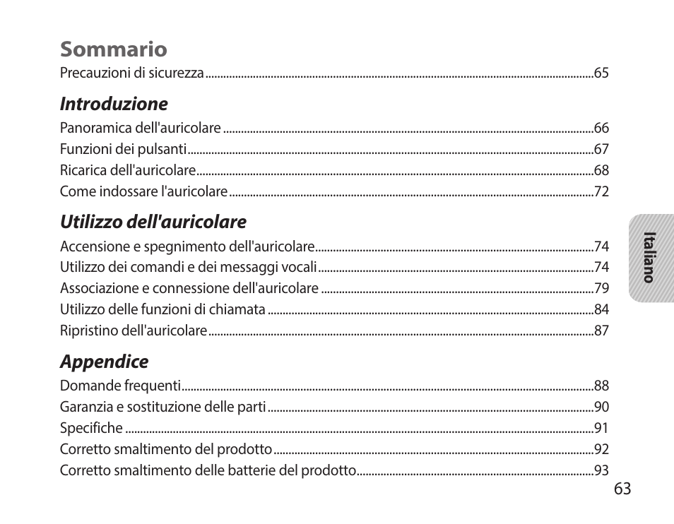Samsung HM7000 User Manual | Page 65 / 160