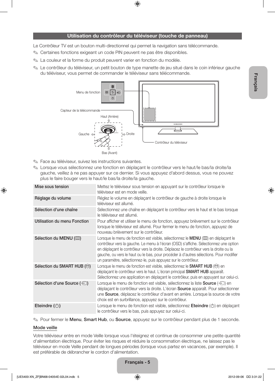 Samsung UE22ES5400W User Manual | Page 27 / 88