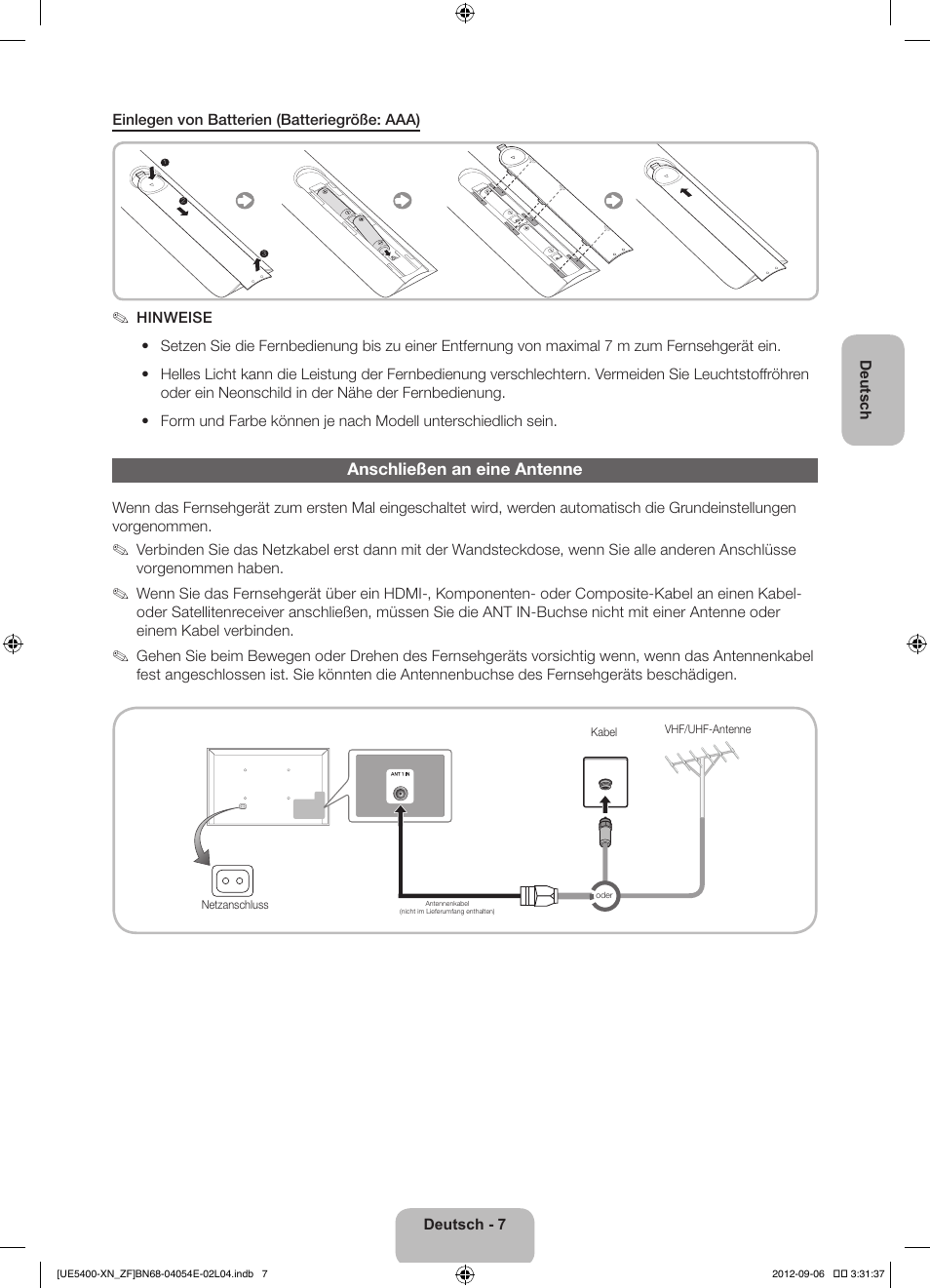 Samsung UE22ES5400W User Manual | Page 51 / 88