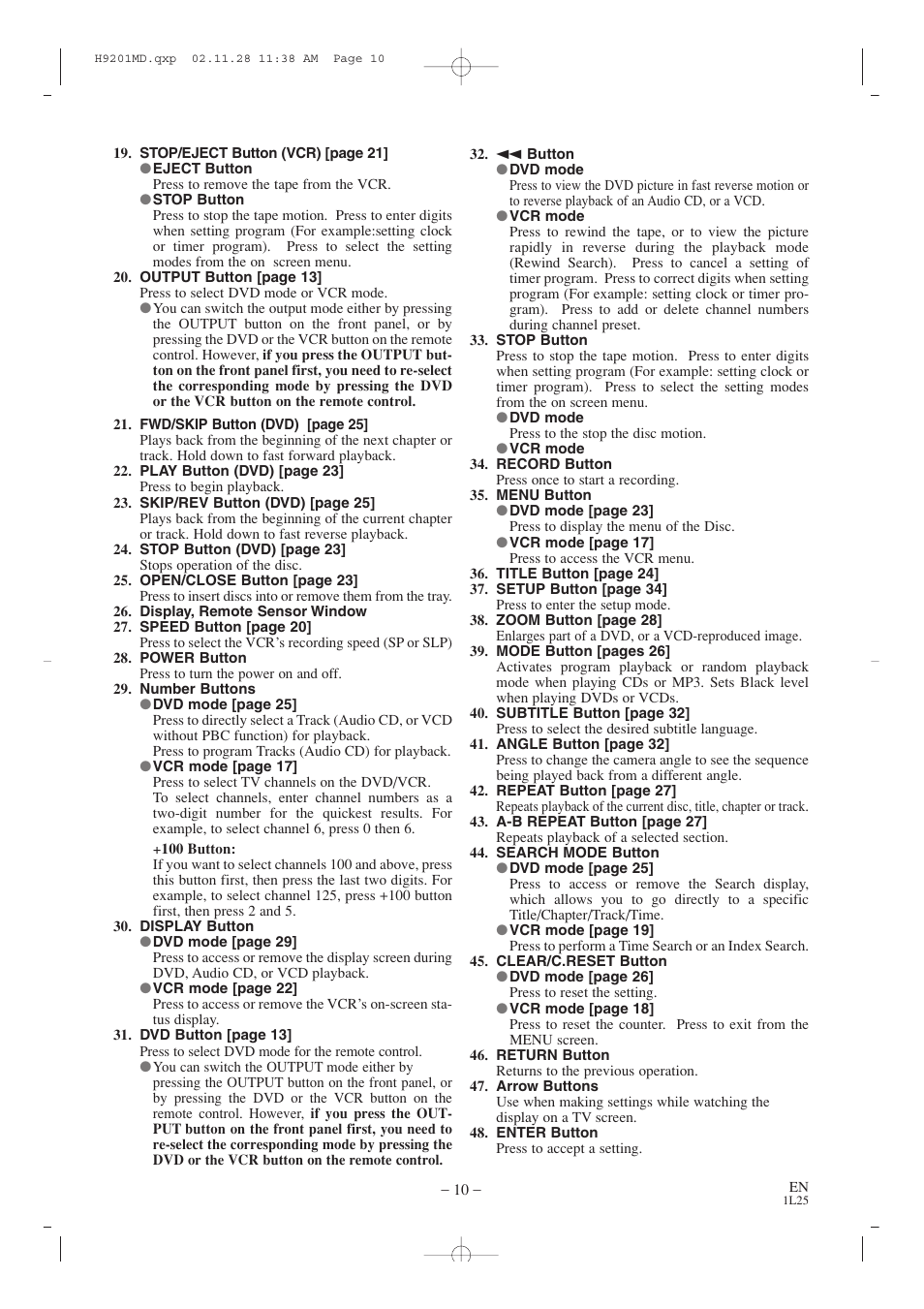Audiovox AXWD2002 User Manual | Page 10 / 44