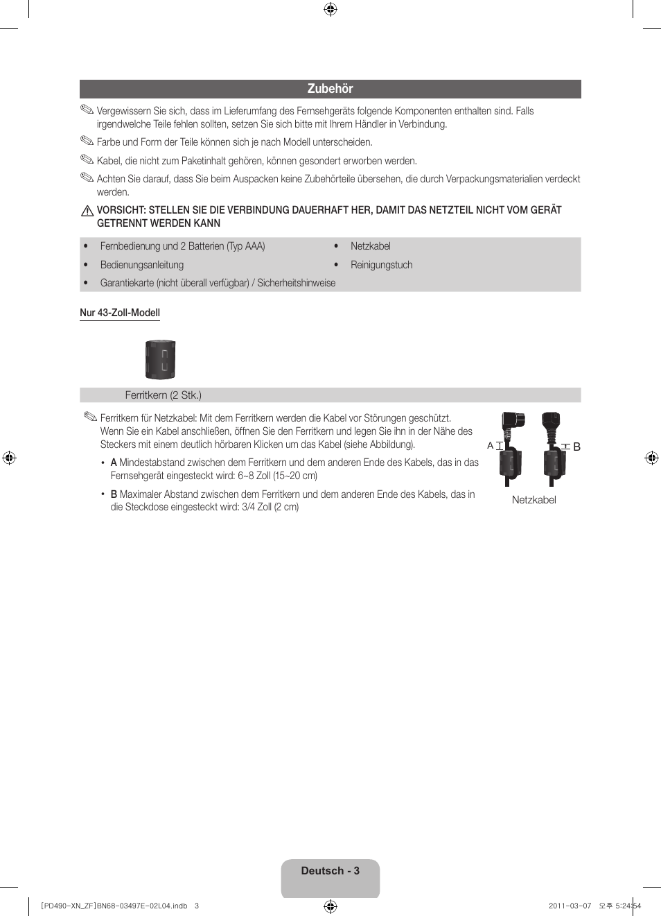 Samsung PS43D490A1W User Manual | Page 43 / 78