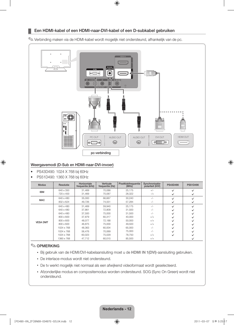 Samsung PS43D490A1W User Manual | Page 70 / 78