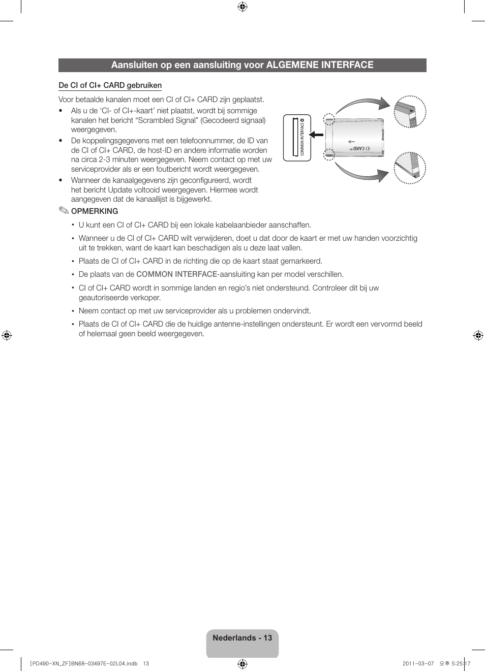 Samsung PS43D490A1W User Manual | Page 71 / 78