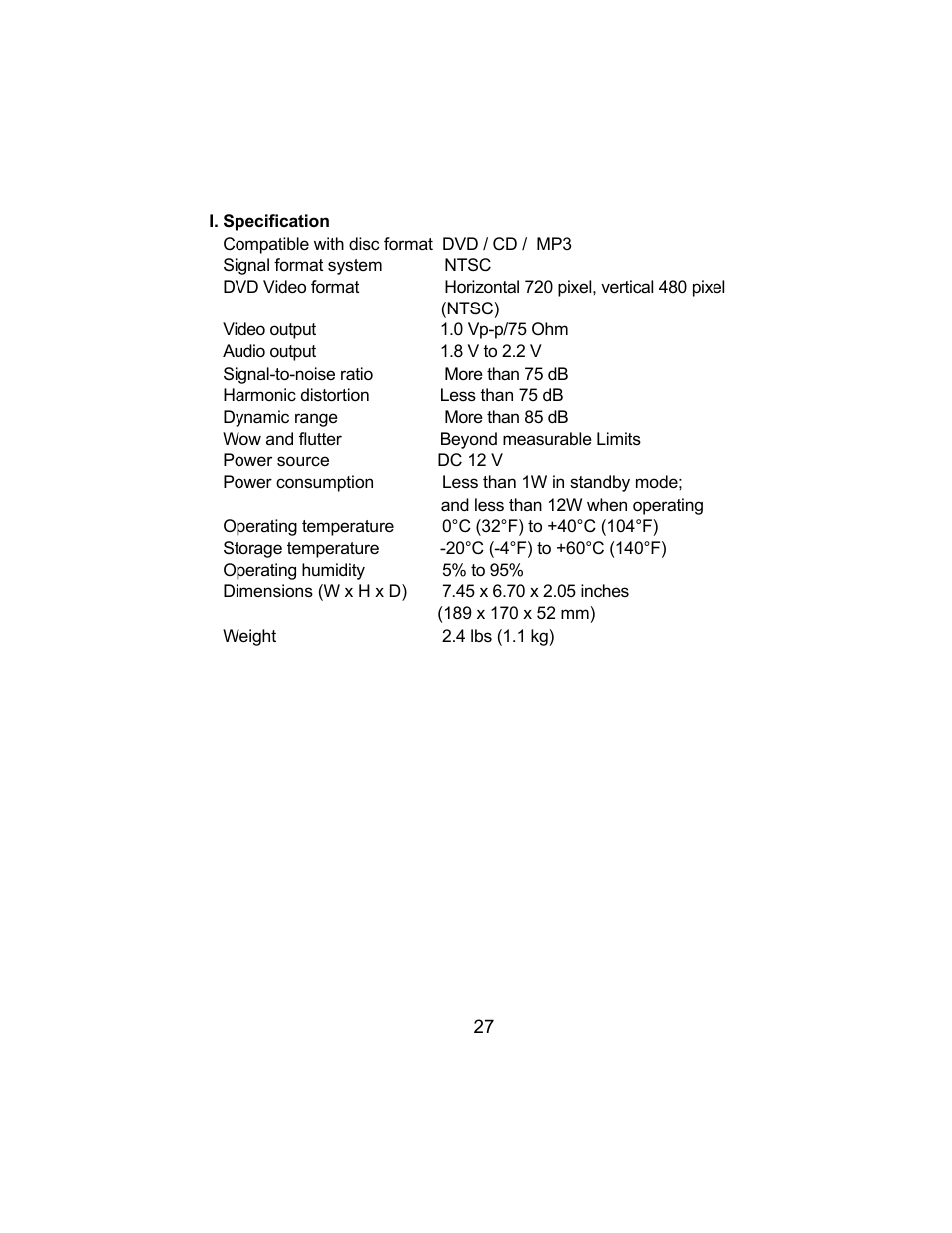 Audiovox AVD300 User Manual | Page 28 / 30