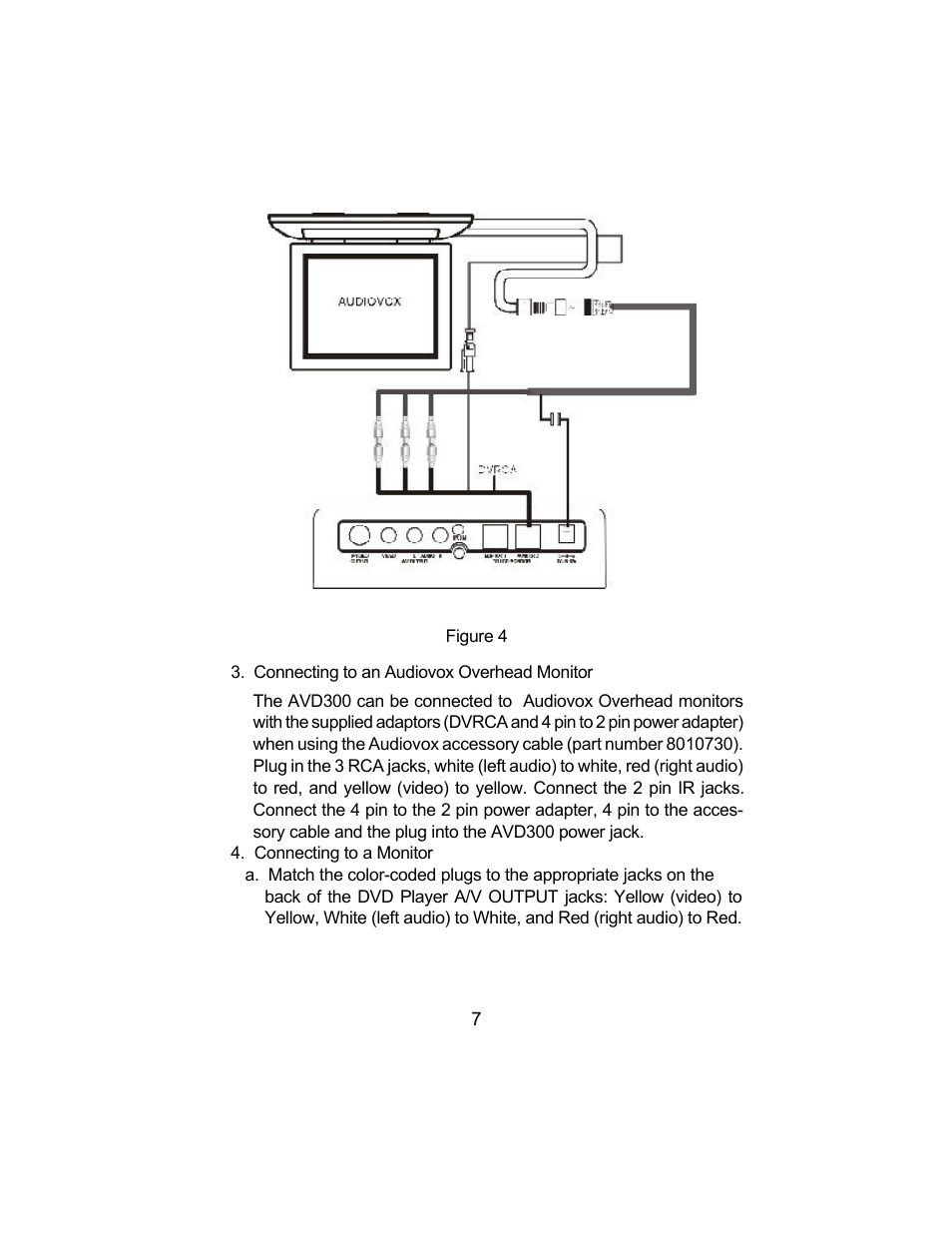 Audiovox AVD300 User Manual | Page 8 / 30