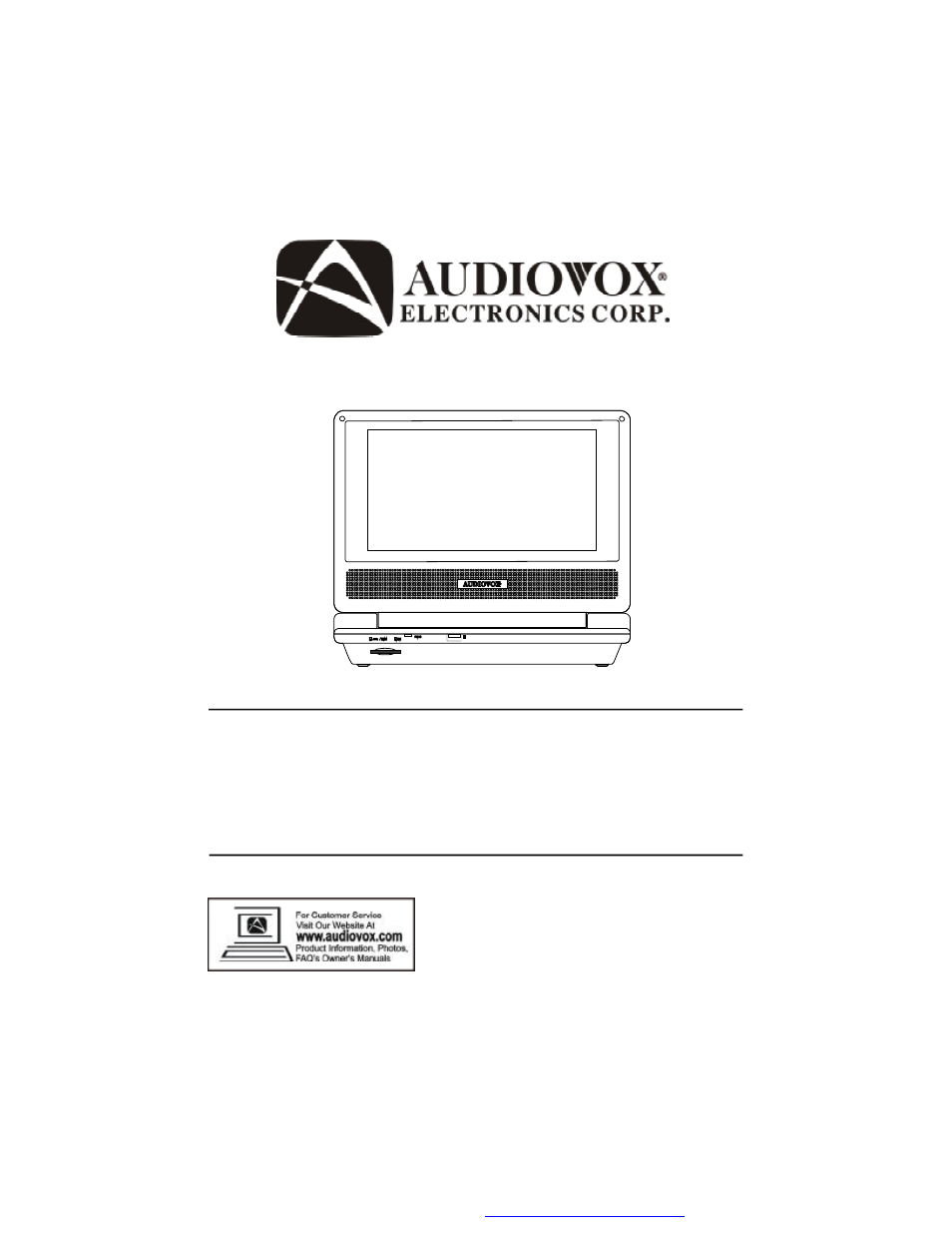 Audiovox D8000IP User Manual | 29 pages