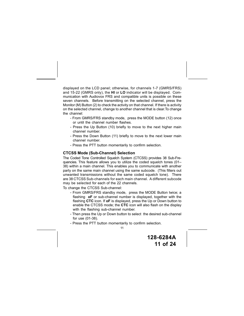 Audiovox DV1200 User Manual | Page 11 / 24