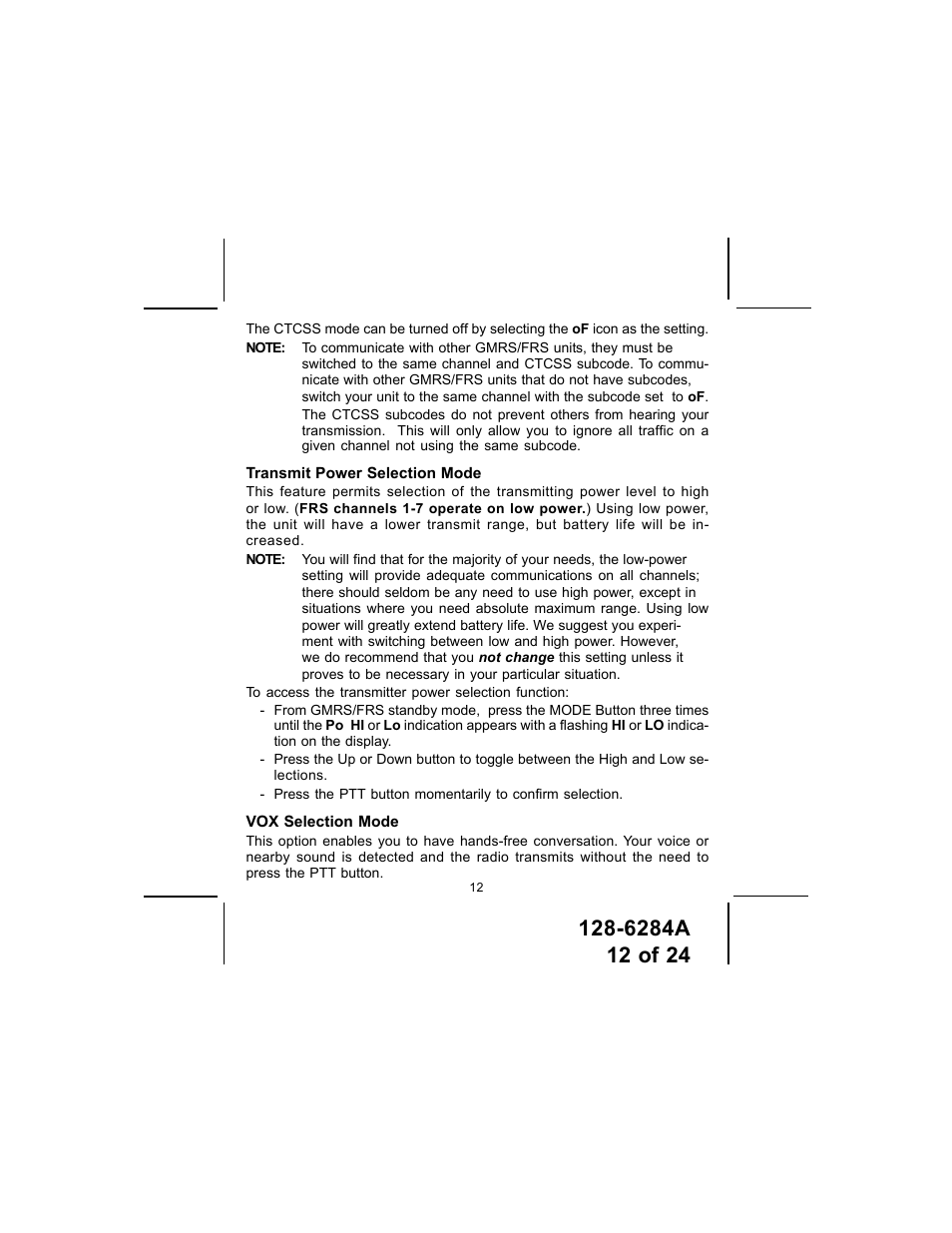 Audiovox DV1200 User Manual | Page 12 / 24