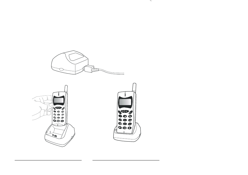 Using desktop charger | Audiovox GSM 900 system User Manual | Page 62 / 70