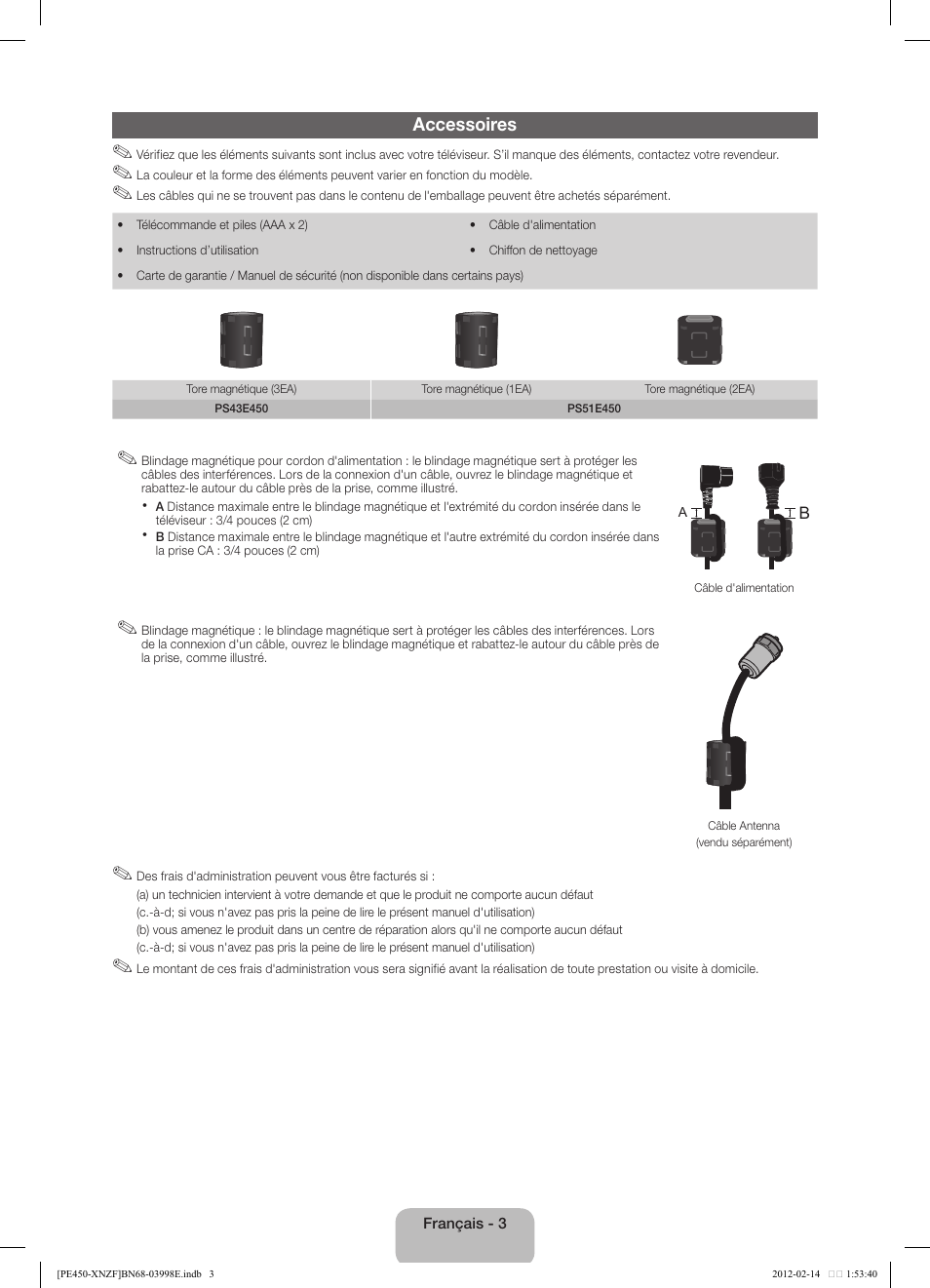 Samsung PS51E450A1W User Manual | Page 15 / 49