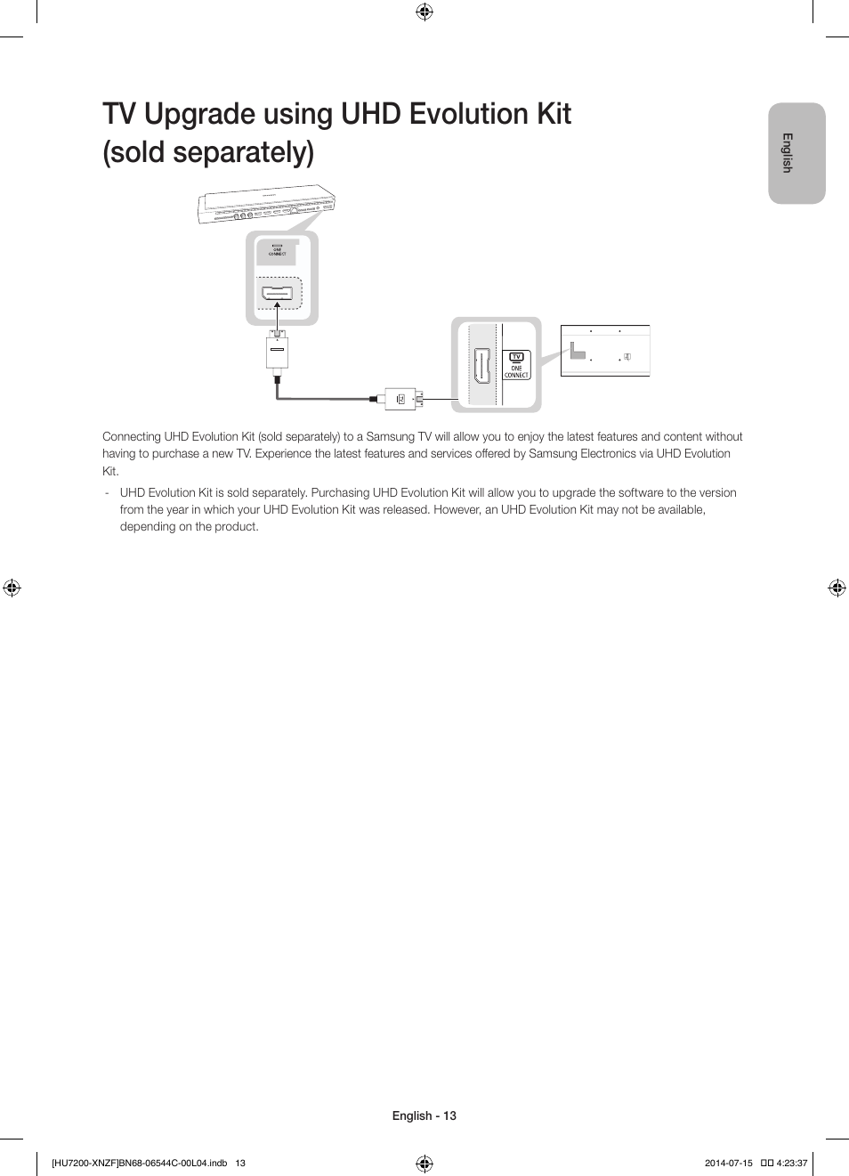 Samsung UE65HU7200S User Manual | Page 13 / 97