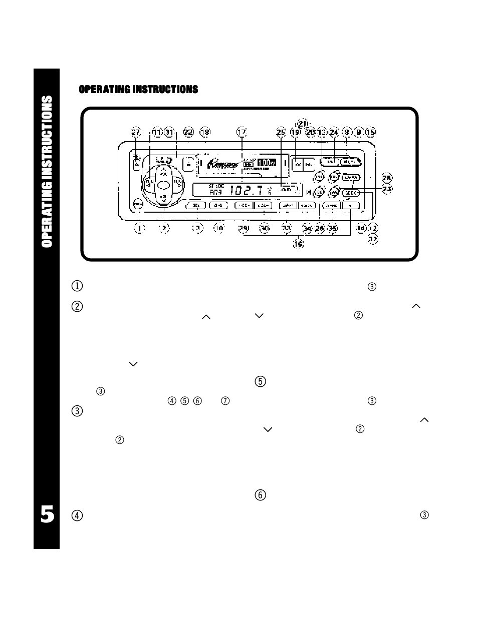 Audiovox DETACHABLE FRONT PANEL AM/FM/MPX RADIO WITH AUTO-REVERSE CASSETTE PLAYER User Manual | Page 6 / 12