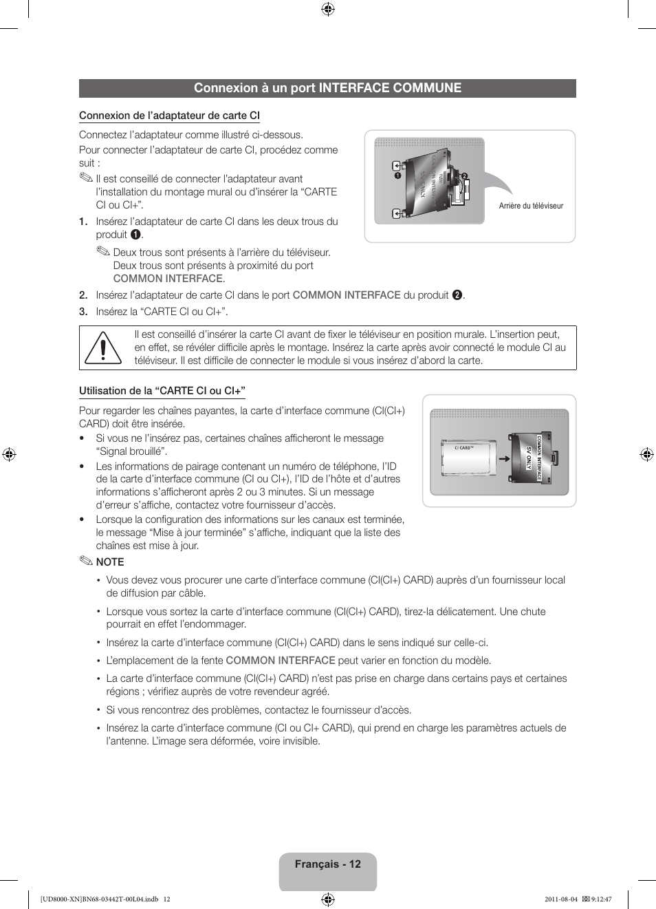 Samsung UE46D8000YS User Manual | Page 32 / 82