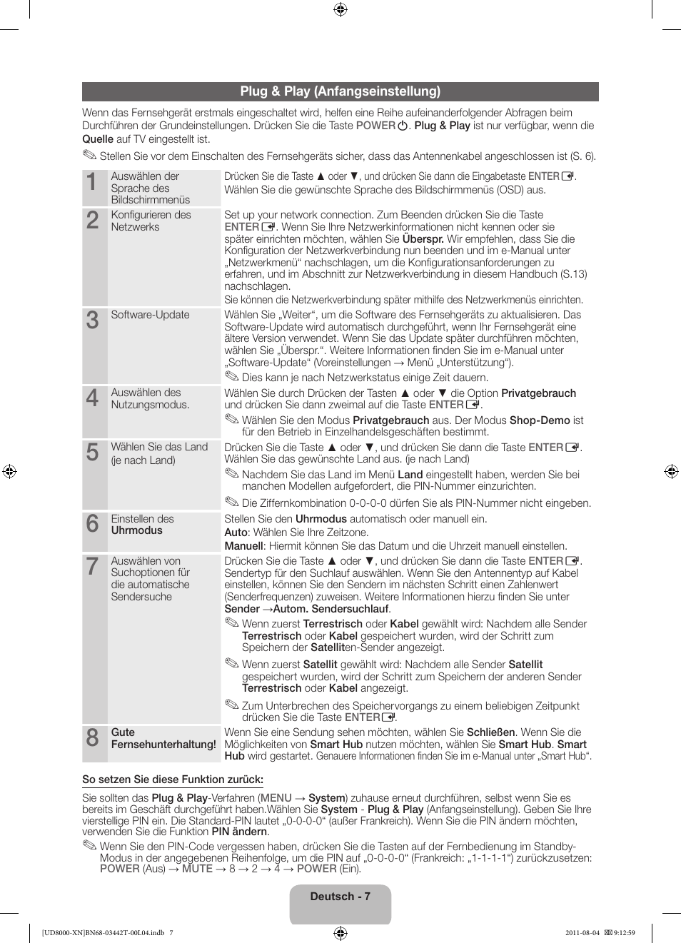 Samsung UE46D8000YS User Manual | Page 47 / 82