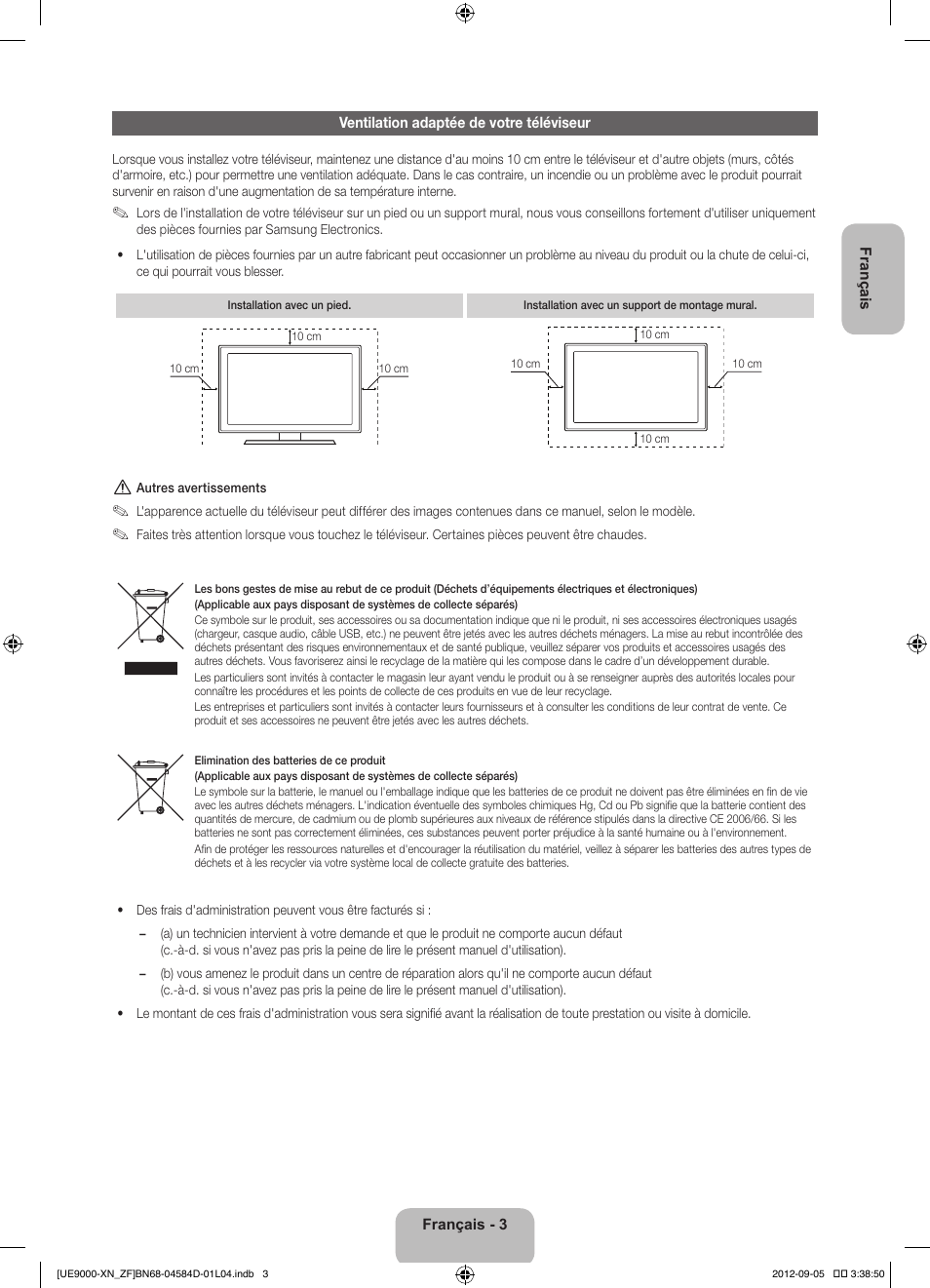 Samsung UE75ES9000S User Manual | Page 26 / 93