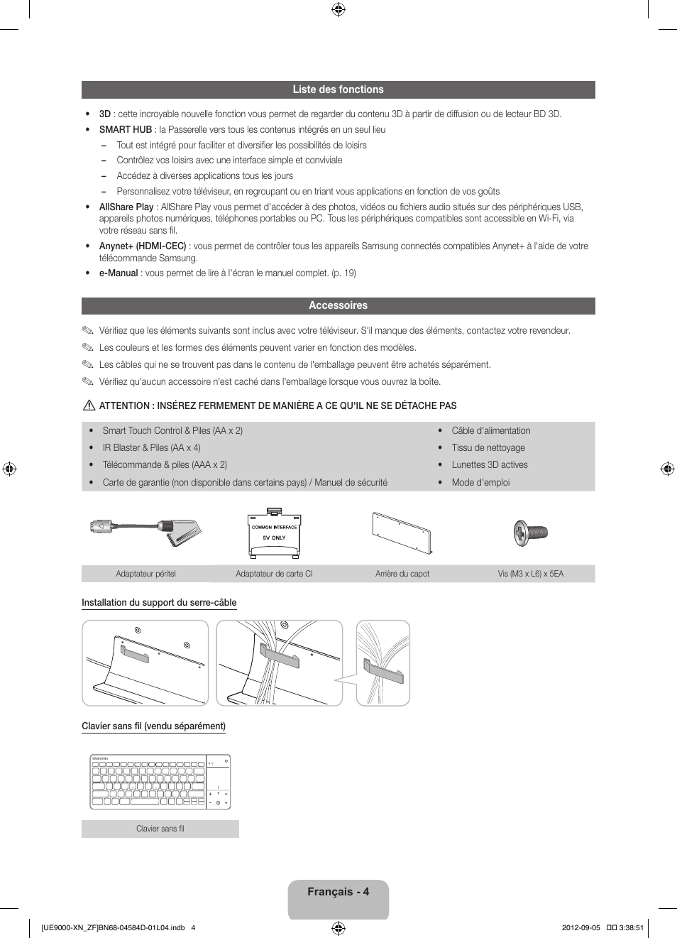 Samsung UE75ES9000S User Manual | Page 27 / 93