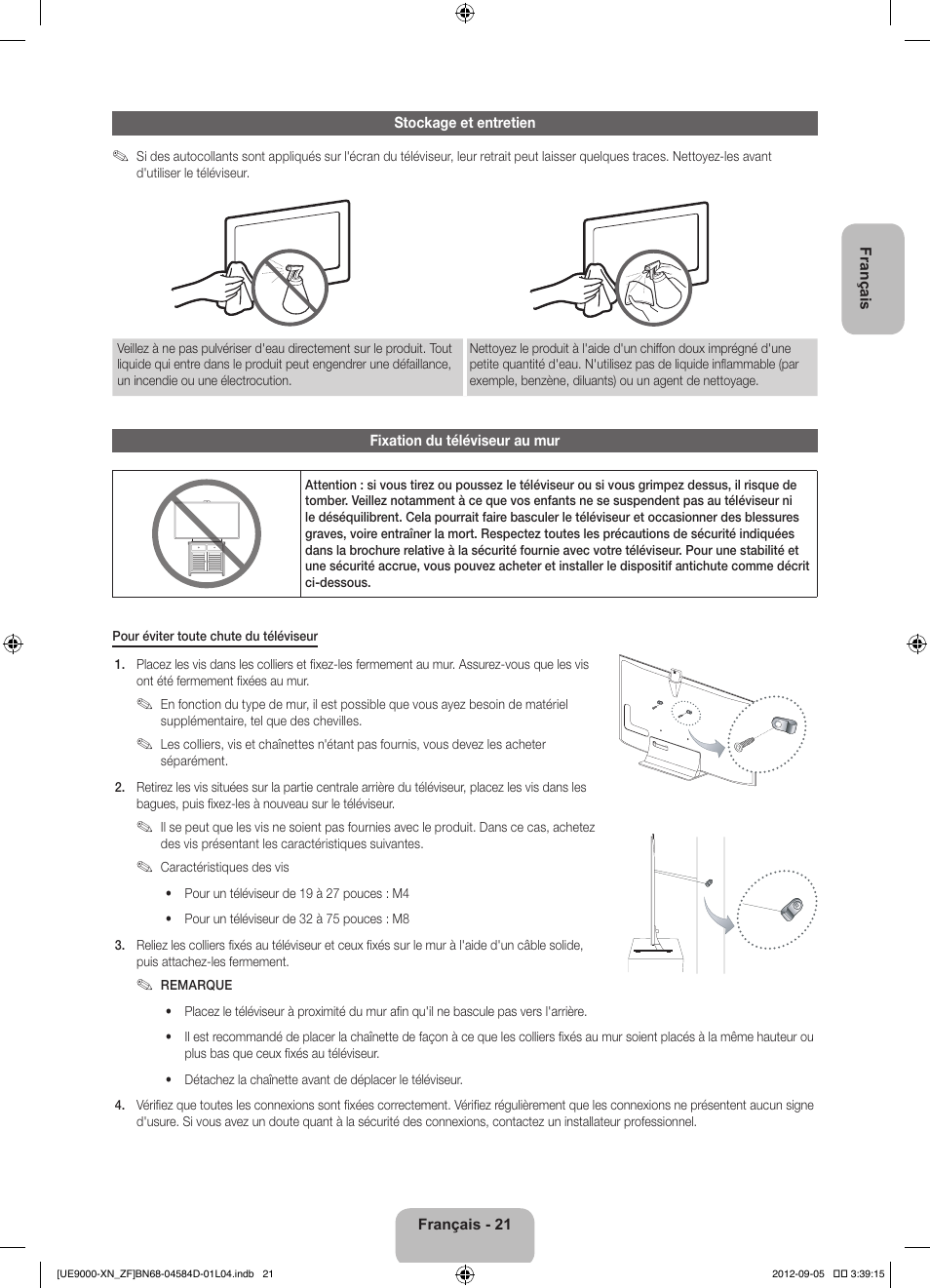 Samsung UE75ES9000S User Manual | Page 44 / 93
