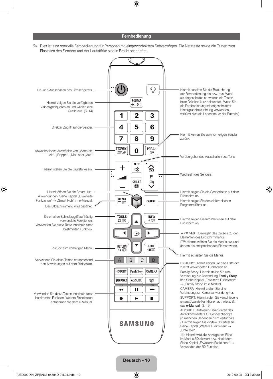 Samsung UE75ES9000S User Manual | Page 56 / 93