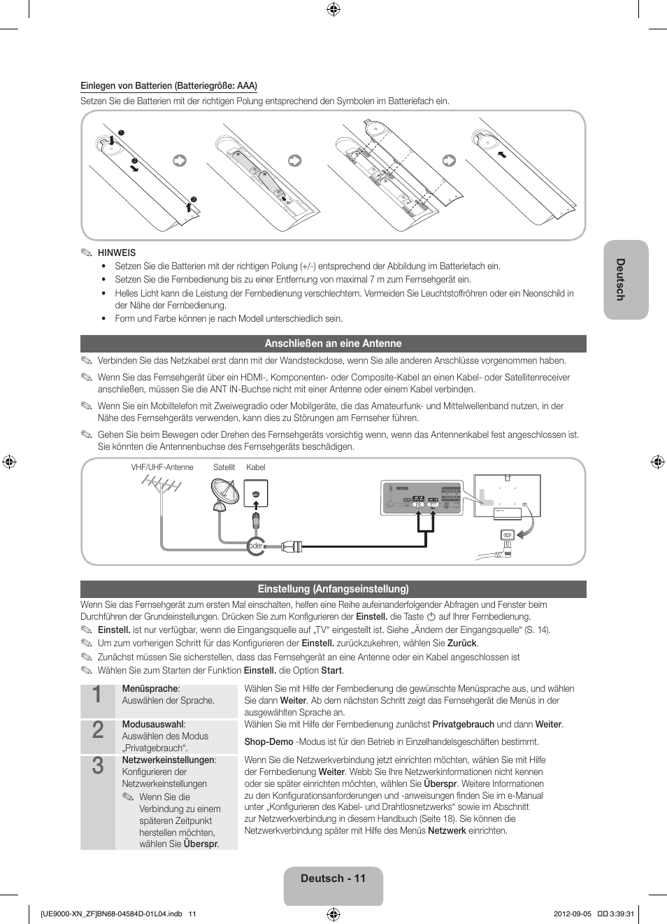 Samsung UE75ES9000S User Manual | Page 57 / 93