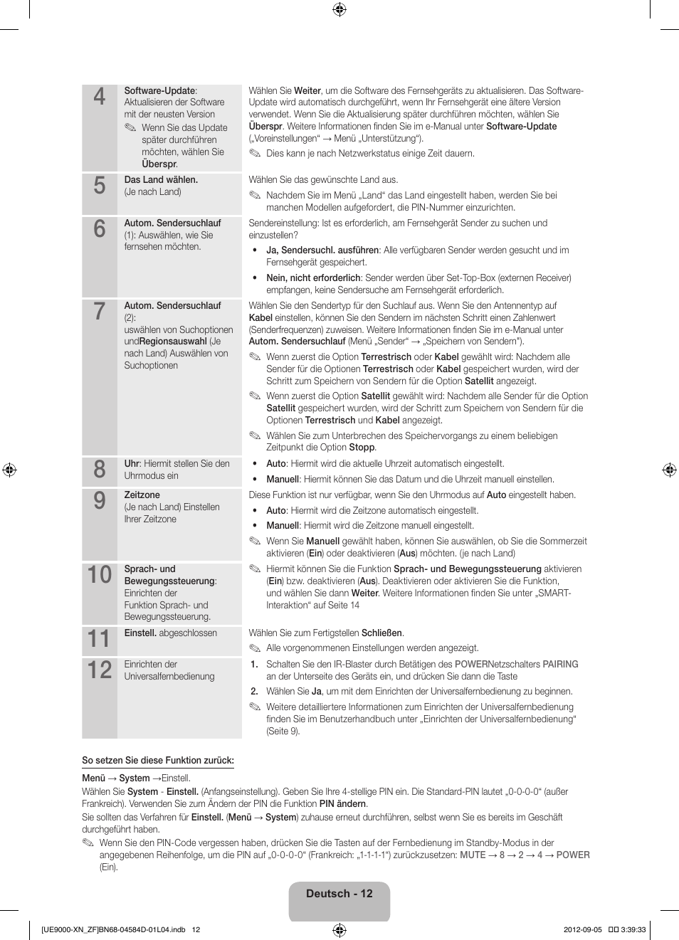 Samsung UE75ES9000S User Manual | Page 58 / 93