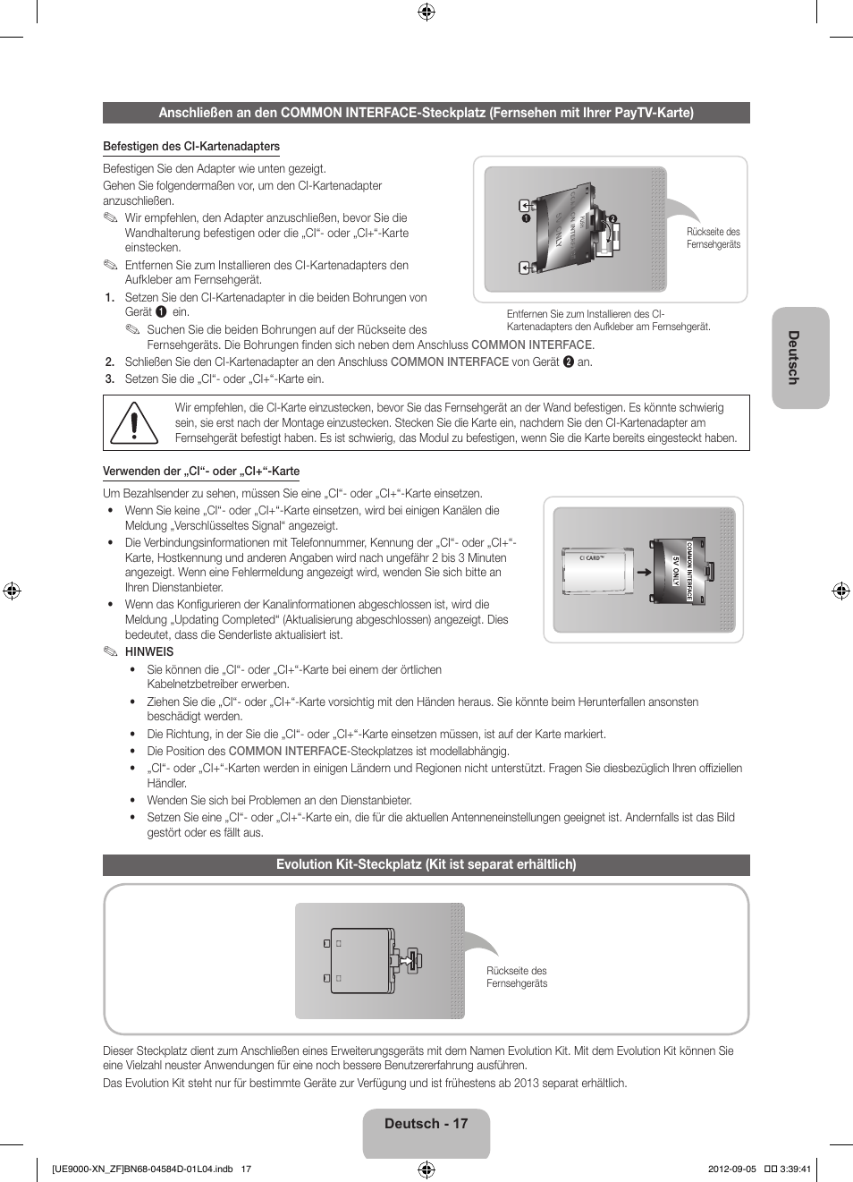 Samsung UE75ES9000S User Manual | Page 63 / 93