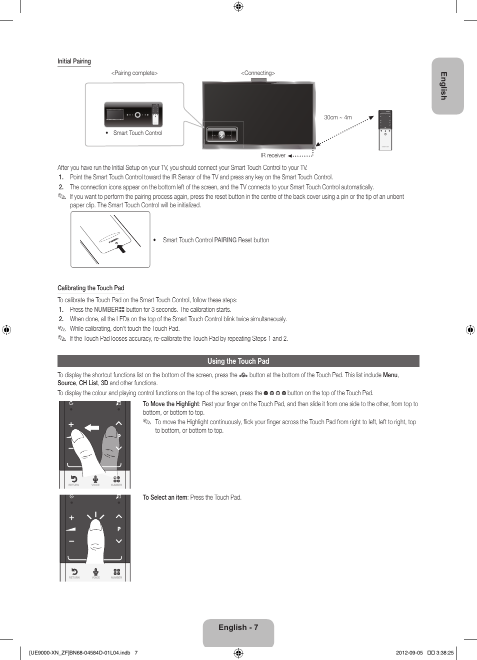 Samsung UE75ES9000S User Manual | Page 7 / 93
