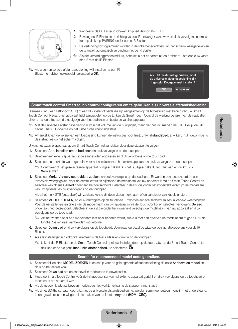 Samsung UE75ES9000S User Manual | Page 78 / 93