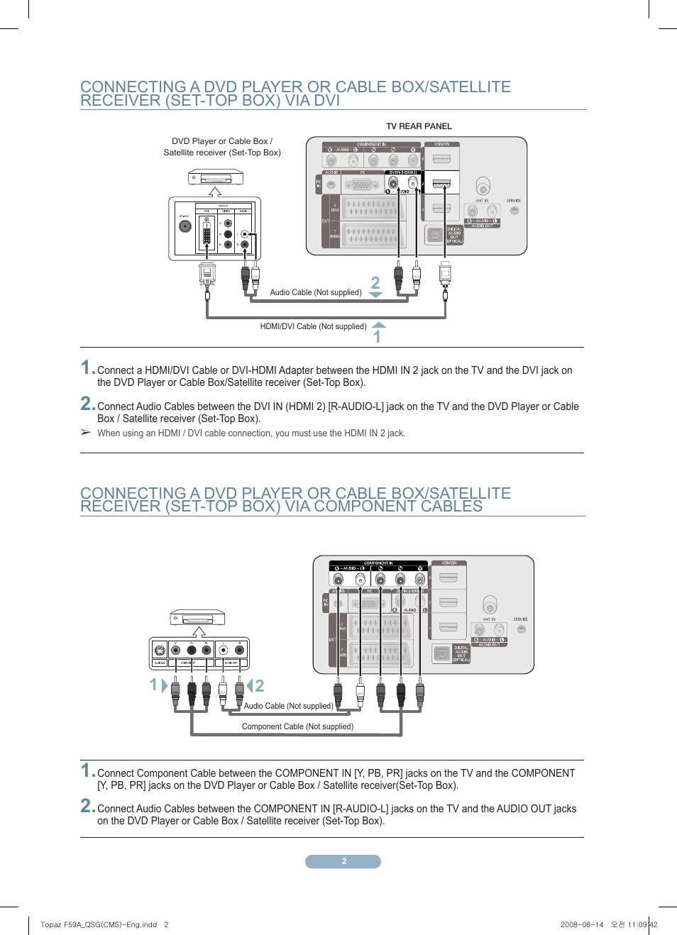 Samsung PS58A676T1M User Manual | Page 3 / 5