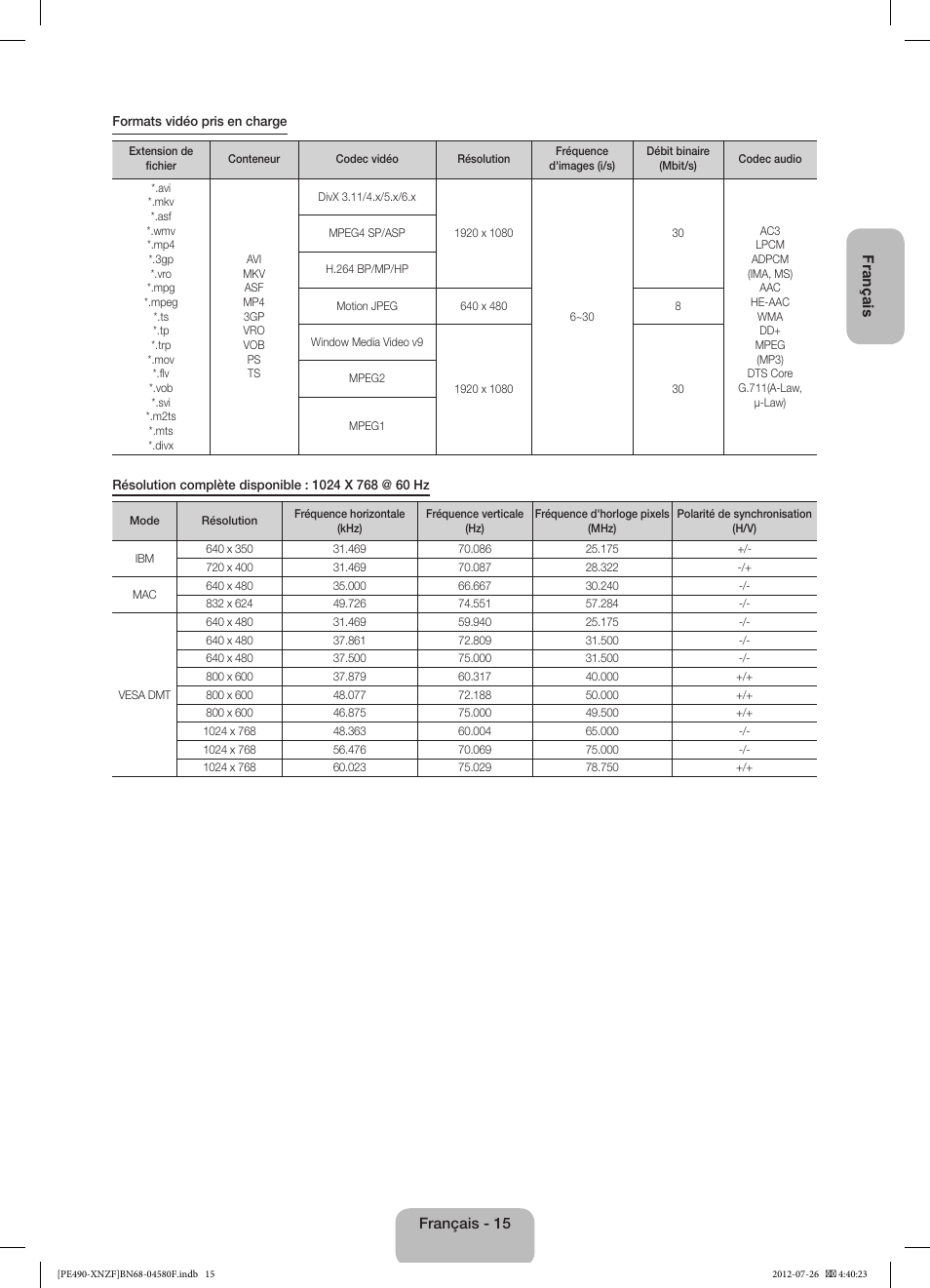 Samsung PS43E490B1W User Manual | Page 29 / 57