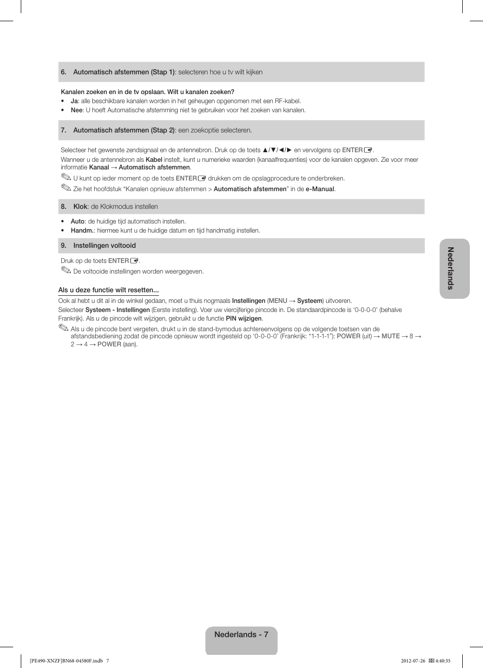 Samsung PS43E490B1W User Manual | Page 49 / 57