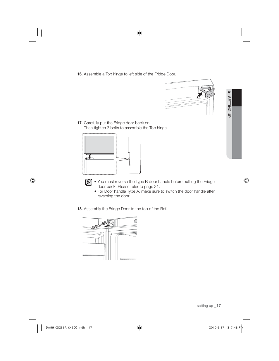 Samsung RL27TDFSW User Manual | Page 17 / 28