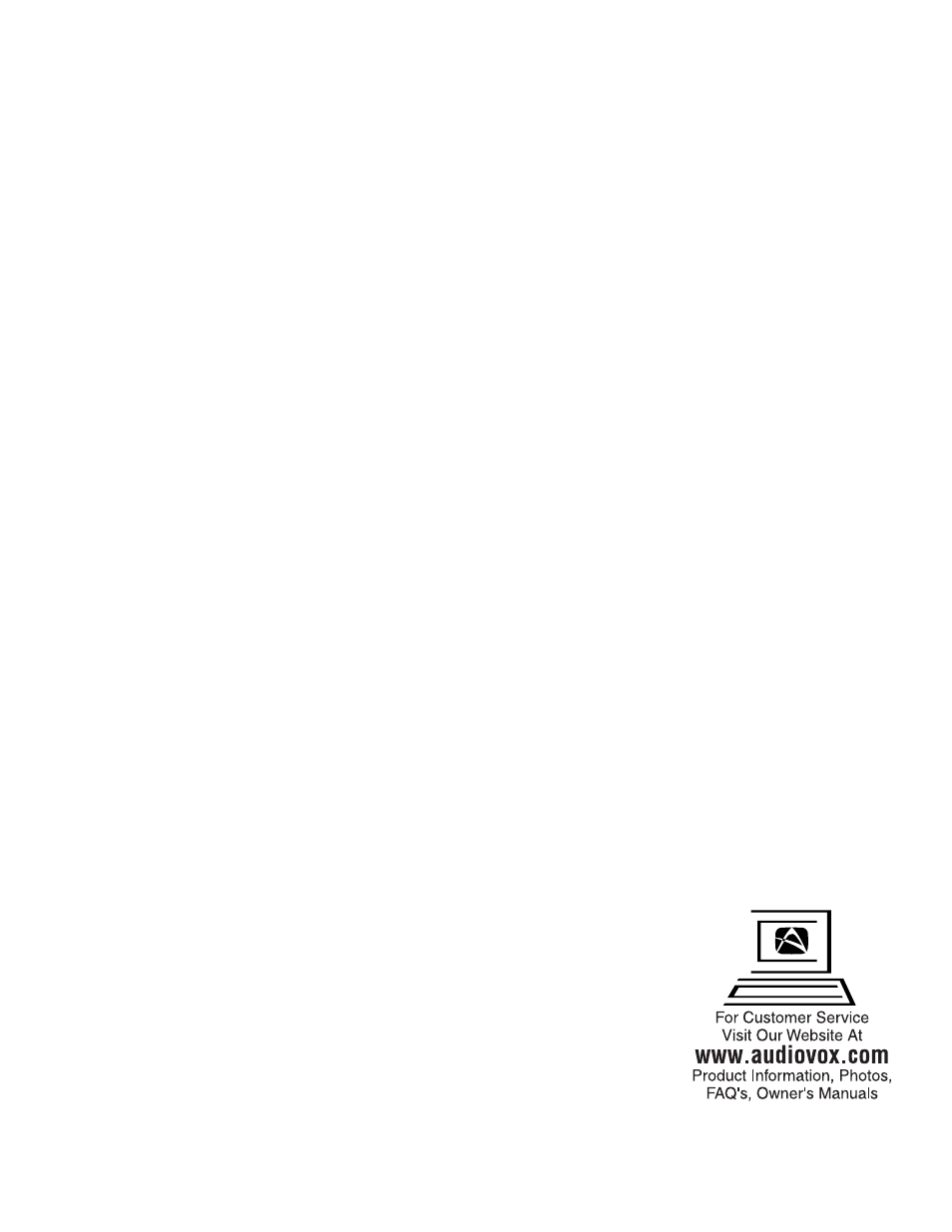 Audiovox ACC-52 User Manual | Page 20 / 20