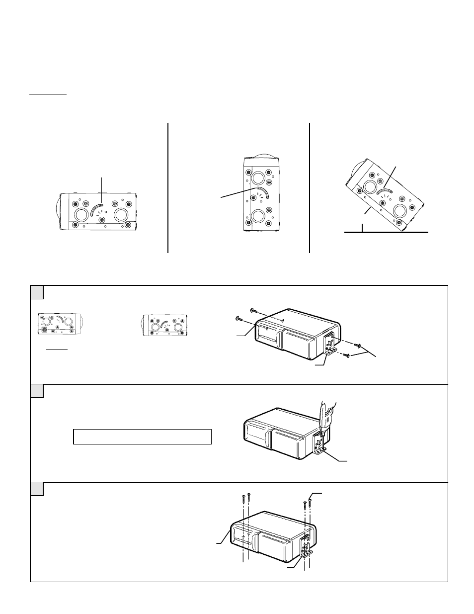Installation, Procedure for horizontal installation | Audiovox ACC-52 User Manual | Page 6 / 20