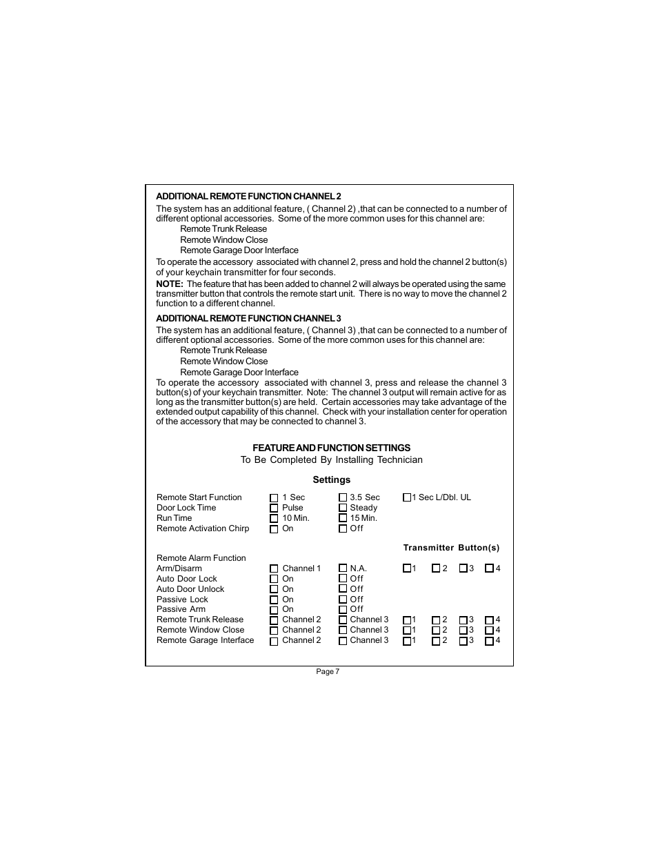 Audiovox APS-775 User Manual | Page 7 / 8