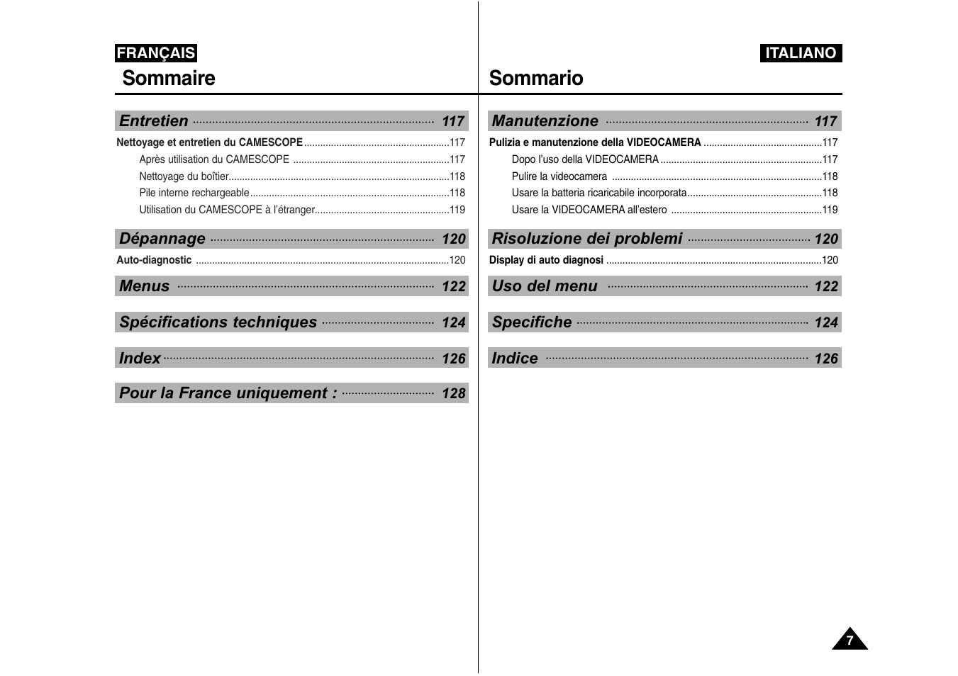 Samsung VP-X110L User Manual | Page 8 / 129