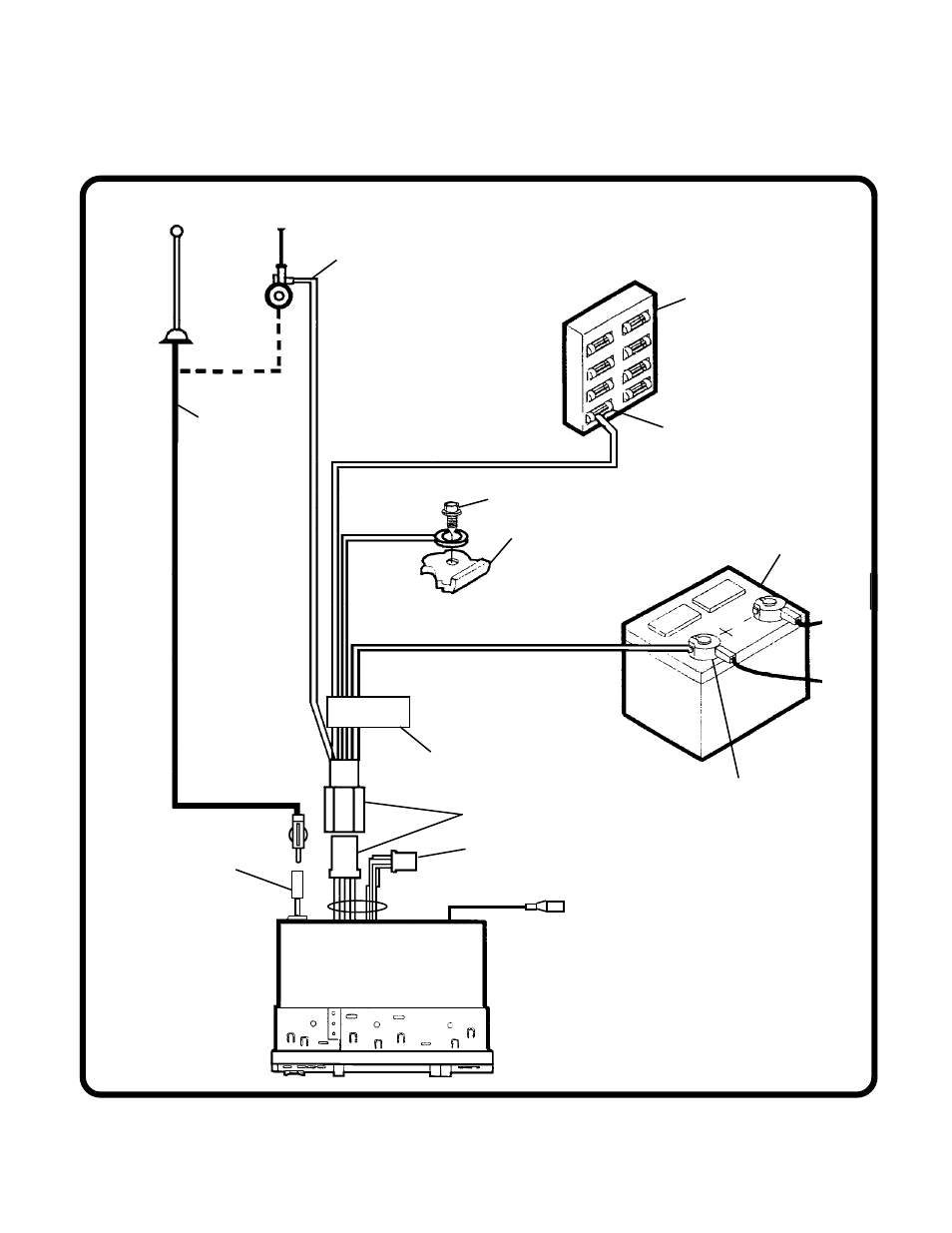 Radio wiring | Audiovox P-965 User Manual | Page 4 / 6