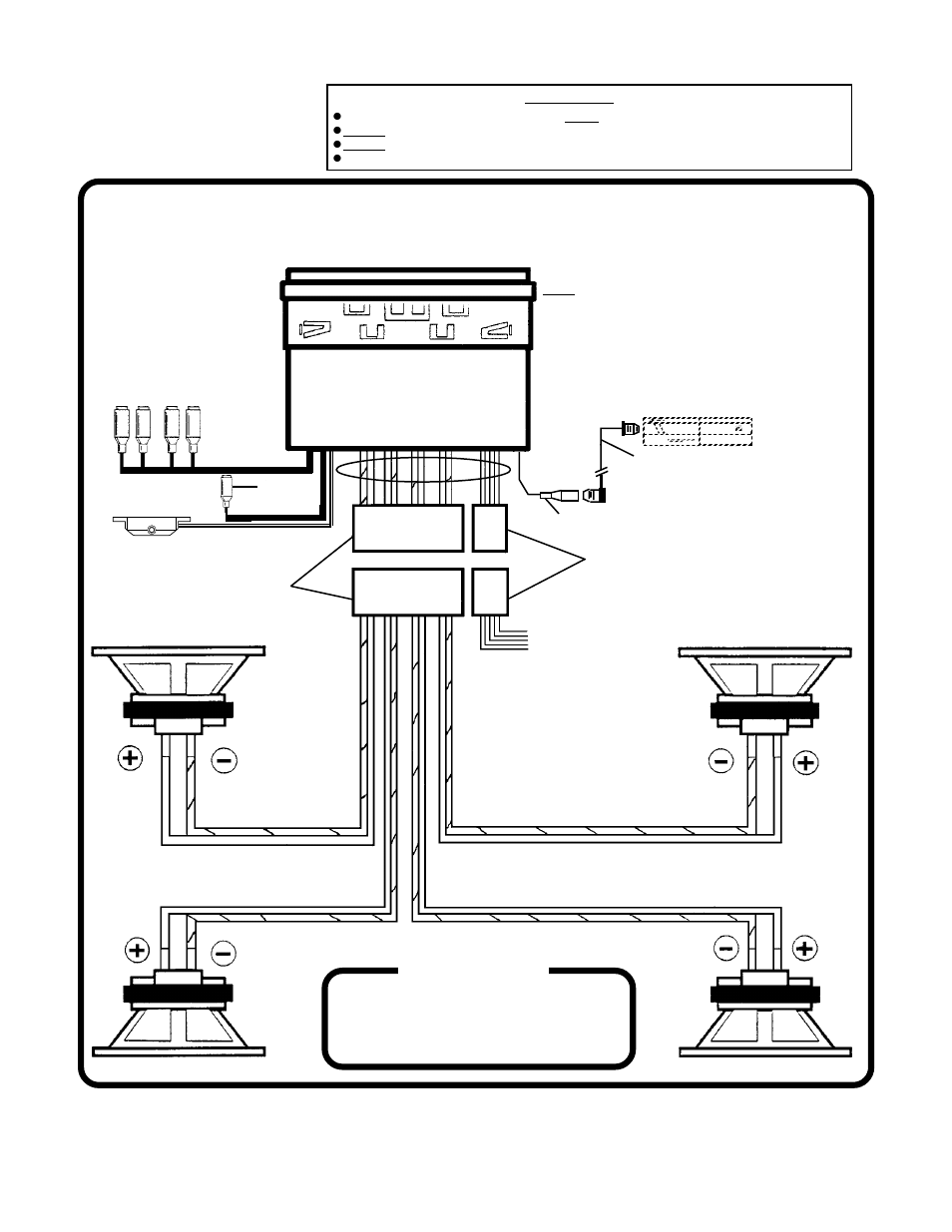 Help, Speaker wiring, Warning | Audiovox P-965 User Manual | Page 5 / 6