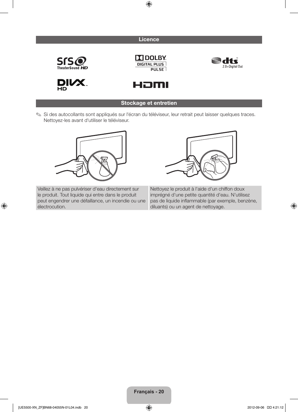 Samsung UE40ES5500W User Manual | Page 42 / 90