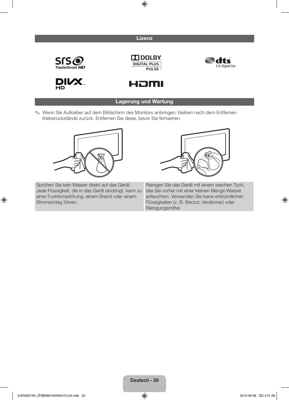 Samsung UE40ES5500W User Manual | Page 64 / 90