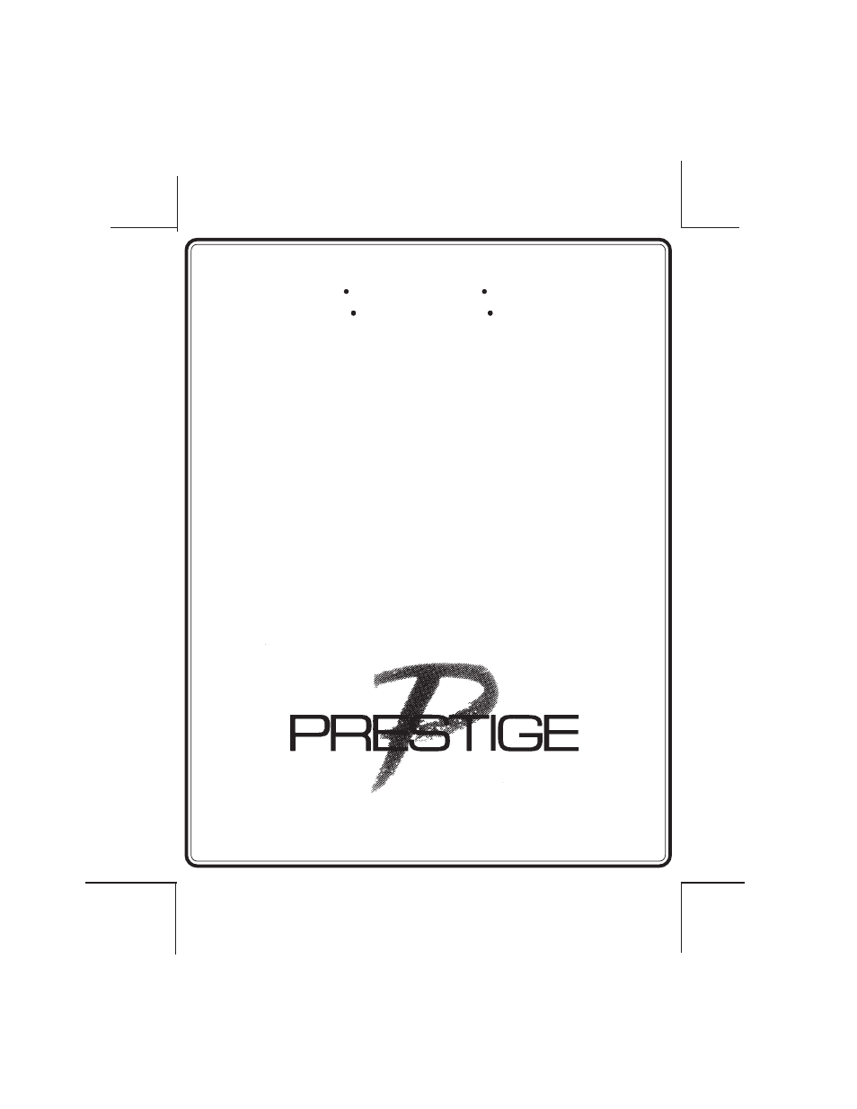 Audiovox Prestige APS-15 User Manual | 7 pages