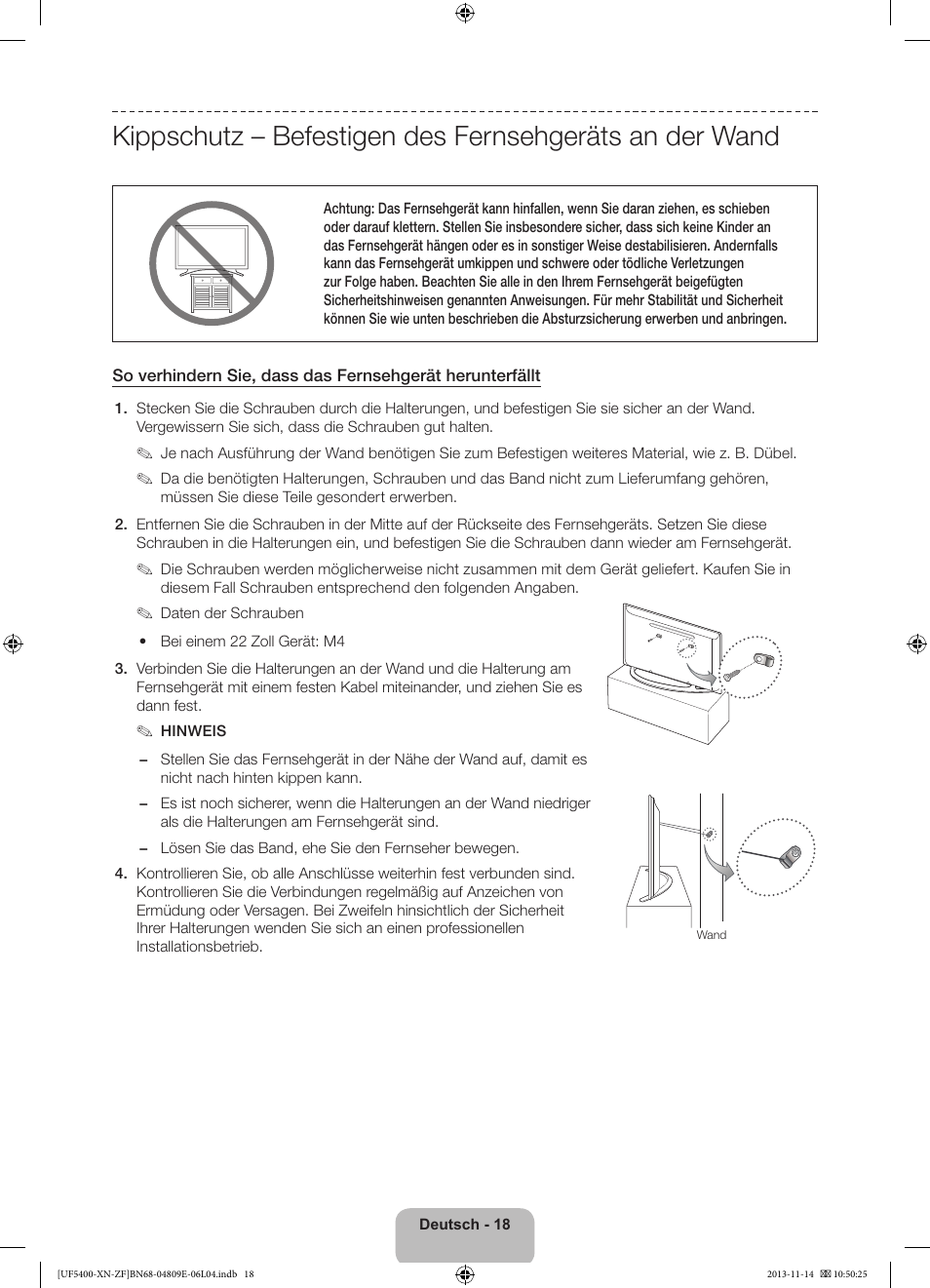 Samsung UE22F5400AW User Manual | Page 58 / 81