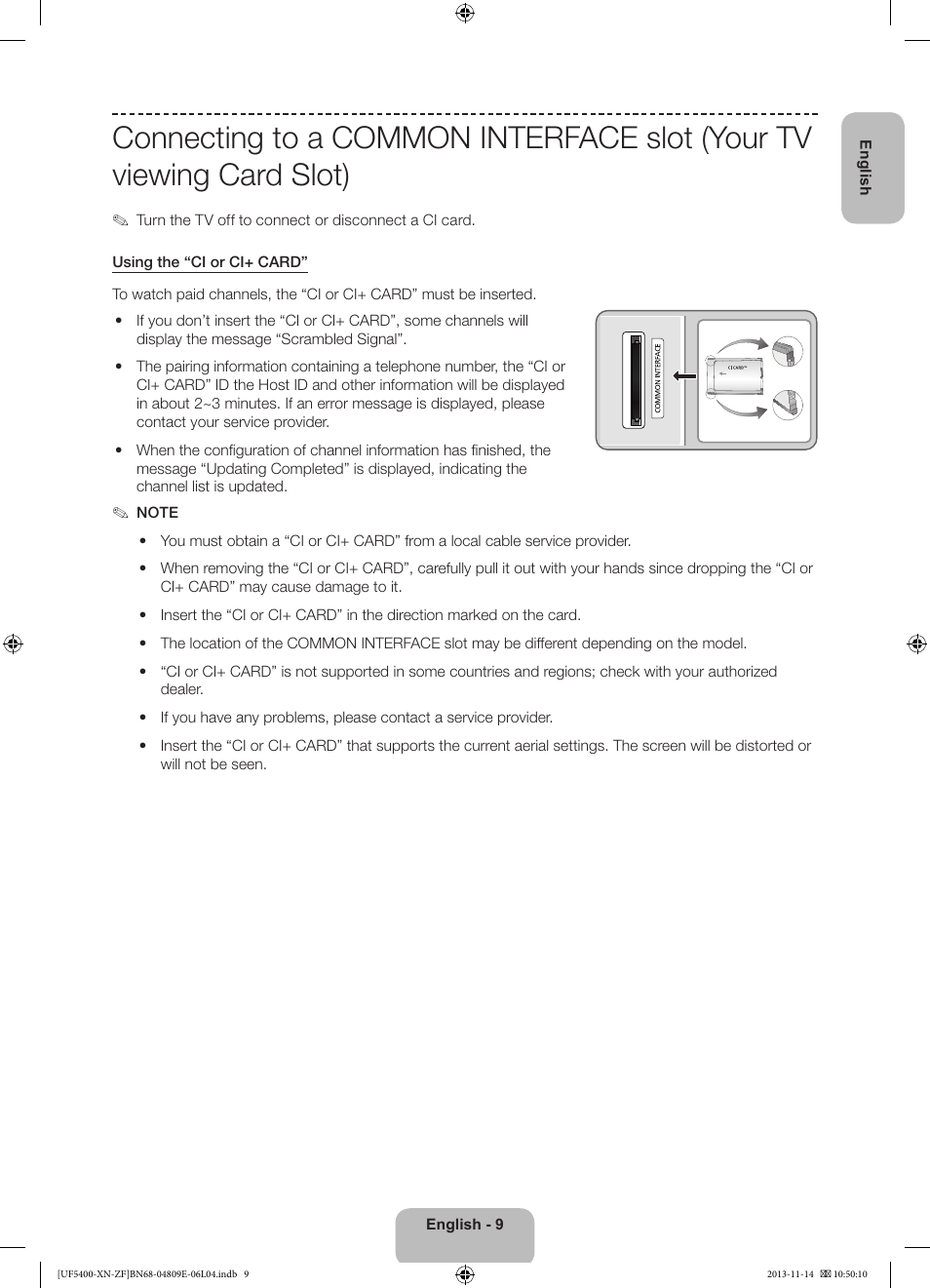 Samsung UE22F5400AW User Manual | Page 9 / 81