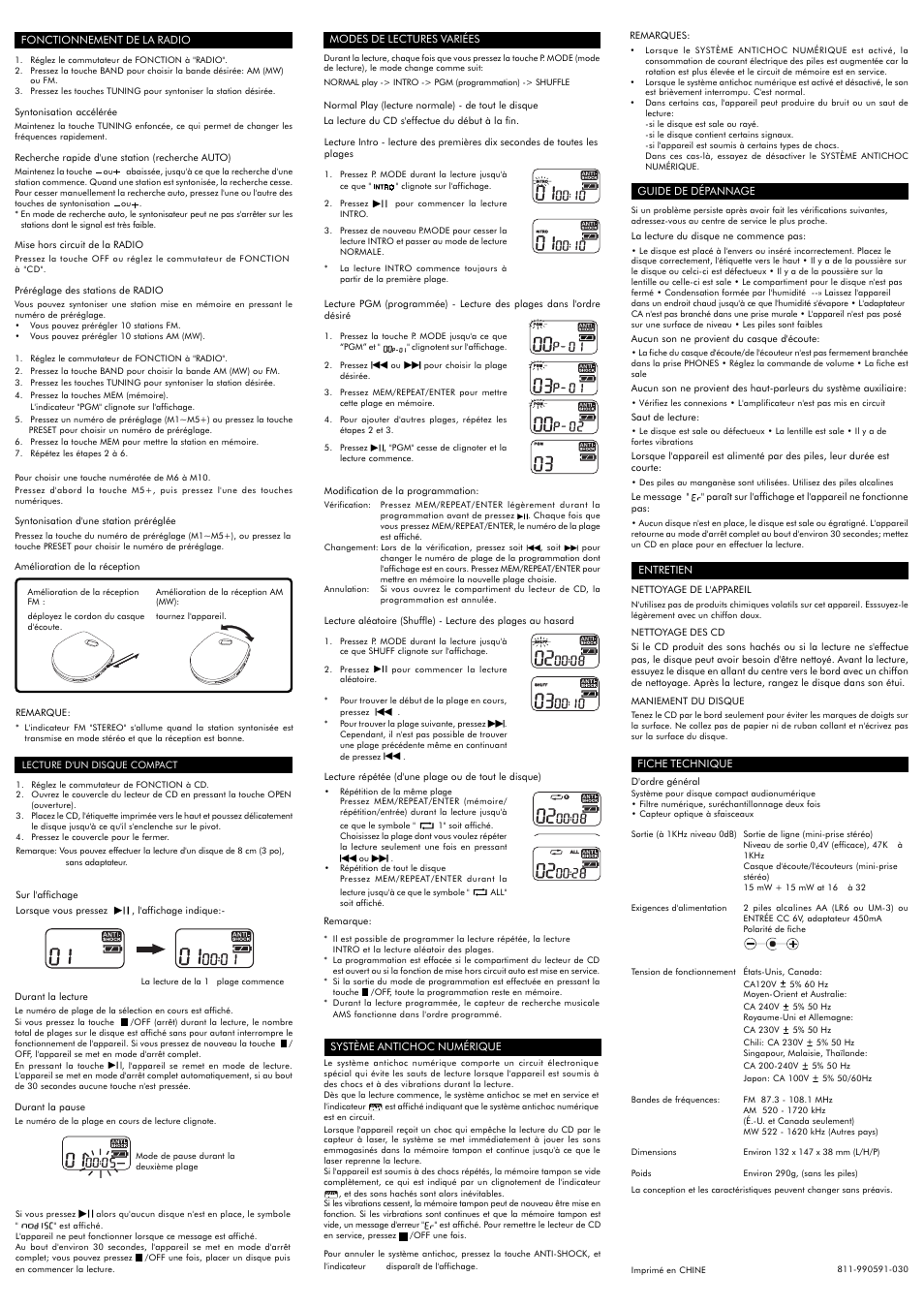 Audiovox CE148 User Manual | Page 4 / 6