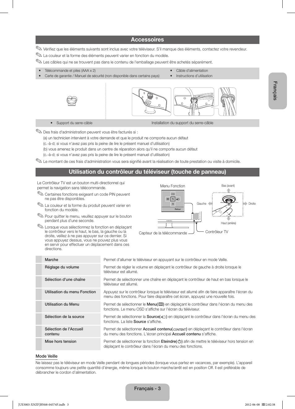 Accessoires | Samsung UE39EH5003W User Manual | Page 15 / 49