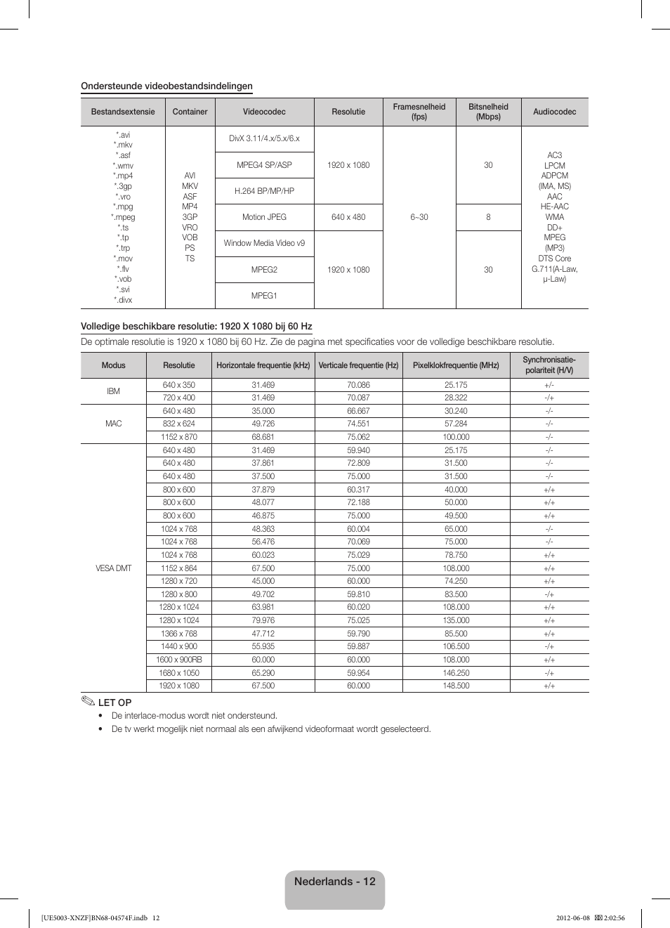 Samsung UE39EH5003W User Manual | Page 48 / 49